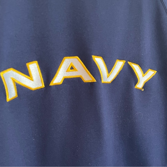 U.S. Navy Jacket, Under Armour Polyester Zippered Jacket Size M Military FLAWED - Picture 4 of 12